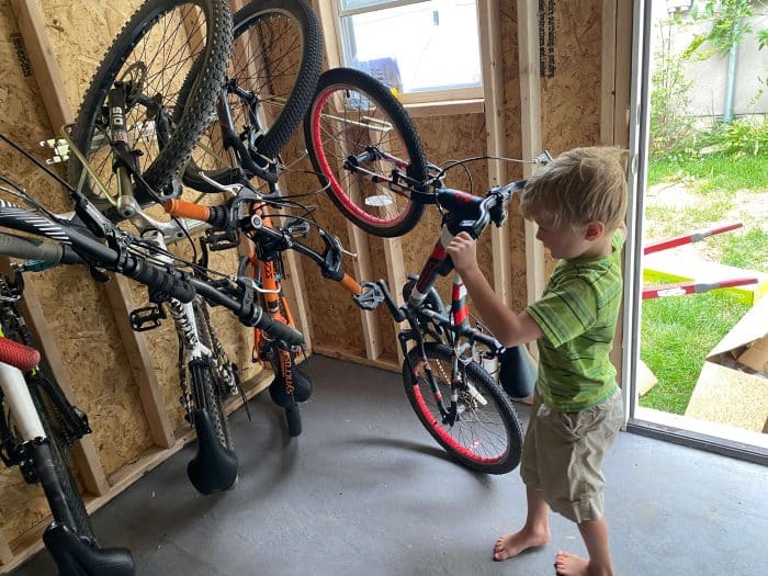 best kids bike storage for garage