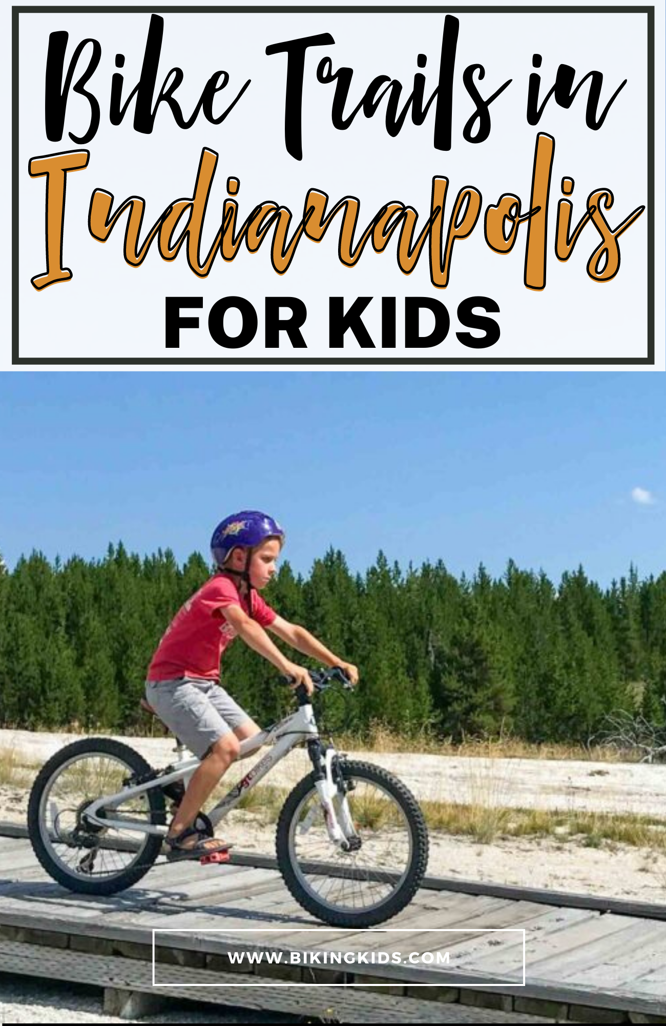 best bike trails in Indianapolis for kids