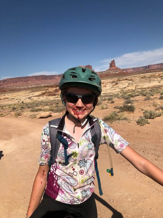 canyonlands biking with kids dangers 